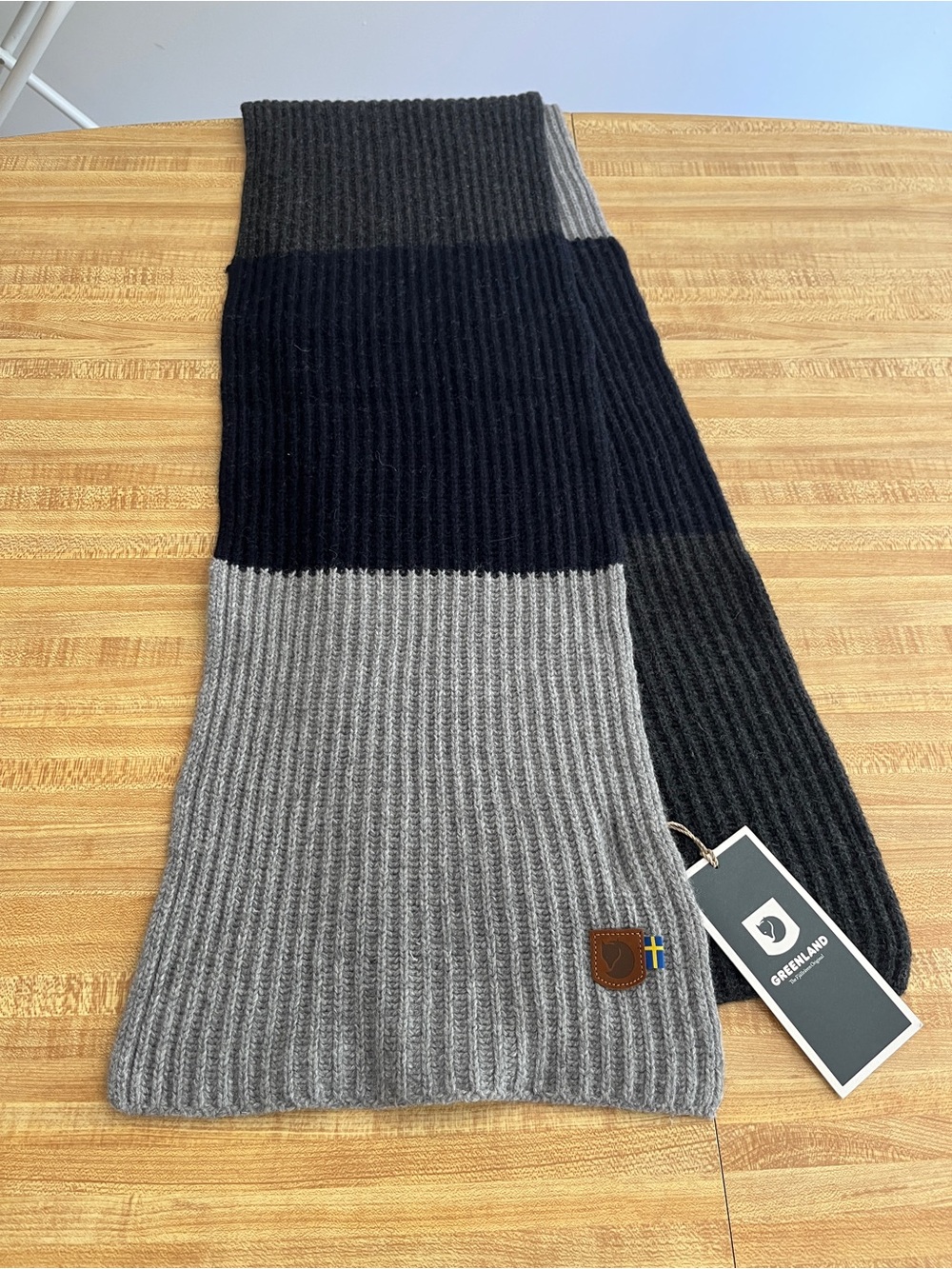 Fjallraven wool scarf rewool scarf